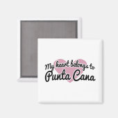 Punta Cana Heart Magneet (Voorkant / Achterkant)