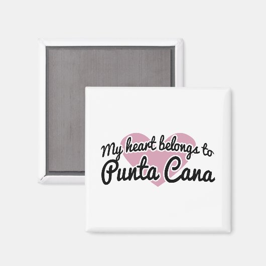 Punta Cana Heart Magneet (Voorkant / Achterkant)