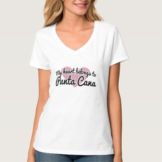 Punta Cana Heart T-shirt (Voorkant)