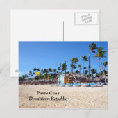 Punta Cana in de Dominicaanse Republiek Briefkaart (Voorkant / Achterkant)
