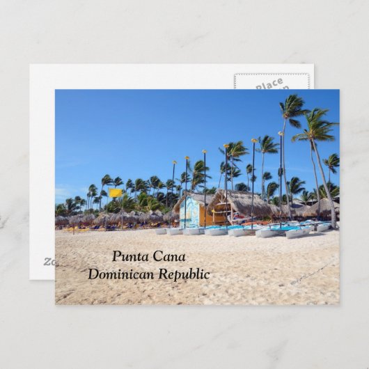 Punta Cana in de Dominicaanse Republiek Briefkaart (Voorkant / Achterkant)