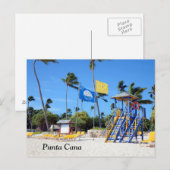 Punta Cana in de Dominicaanse Republiek Briefkaart (Voorkant / Achterkant)