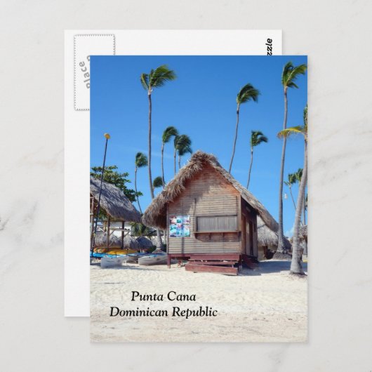 Punta Cana in de Dominicaanse Republiek Briefkaart (Voorkant / Achterkant)