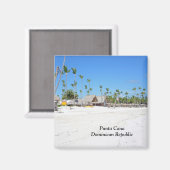Punta Cana in de Dominicaanse Republiek Magneet (Voorkant / Achterkant)