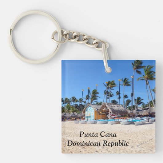 Punta Cana in de Dominicaanse Republiek Sleutelhanger (Voorkant)