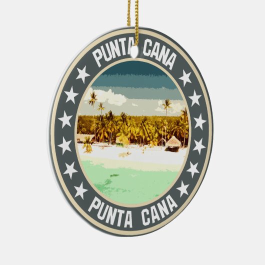 Punta Cana Keramisch Ornament (Rechts)