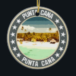 Punta Cana Keramisch Ornament<br><div class="desc">Punta Cana</div>
