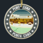 Punta Cana Keramisch Ornament<br><div class="desc">Punta Cana</div>
