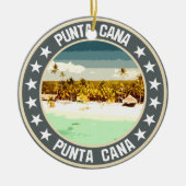 Punta Cana Keramisch Ornament (Voorkant)