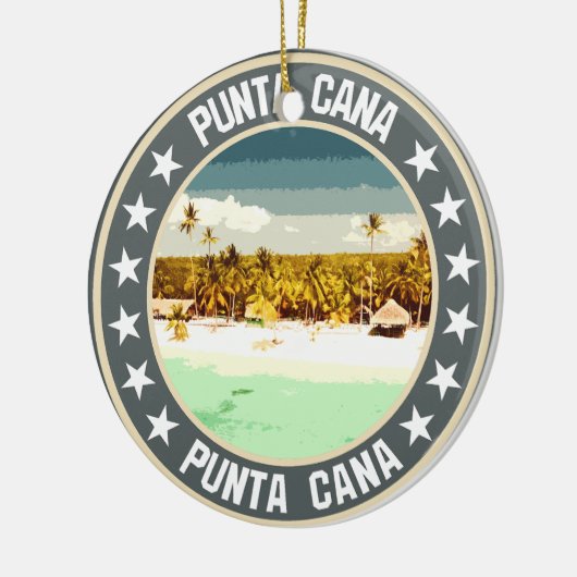 Punta Cana Keramisch Ornament (Links)