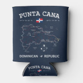 Punta Cana Map Blikjeskoeler (Voorkant)