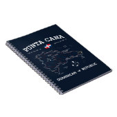 Punta Cana Map Notitieboek (Rechterzijde)