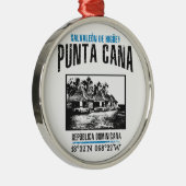 Punta Cana Metalen Ornament (Rechts)