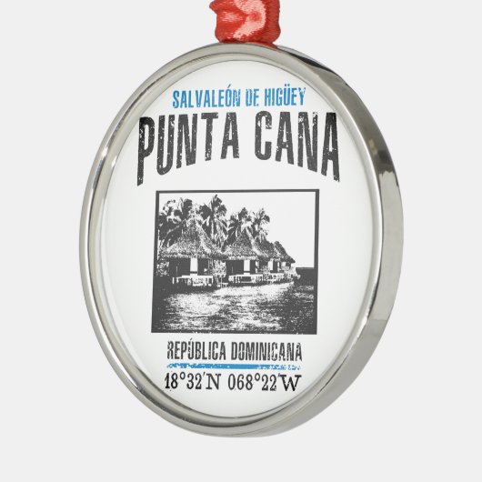 Punta Cana Metalen Ornament (Links)