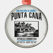Punta Cana Metalen Ornament (Voorkant)