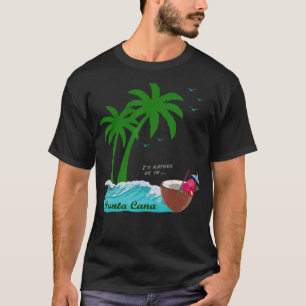 Punta Cana Palms Beach Dominicaanse Republiek T-shirt