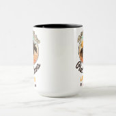 Punta Cana personaliseren Vakantie 2023 Retro 60s Mok (Midden)