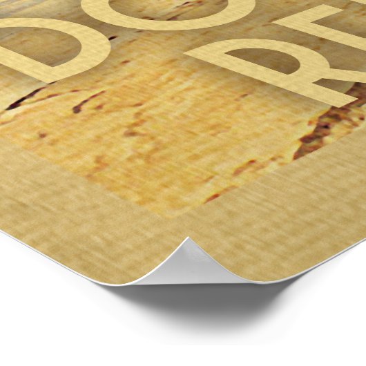 Punta Cana Poster  palmboom Poster (Hoek)