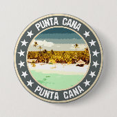 Punta Cana Ronde Button 7,6 Cm (Voorkant)