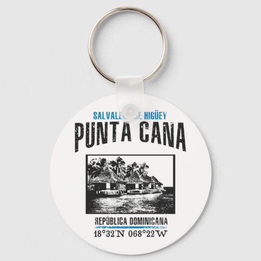 Punta Cana Sleutelhanger (Voorkant)