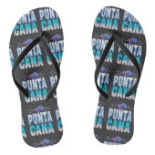 Punta Cana Summer Vacation Matching T-Shirt Teenslippers (Voetbed)