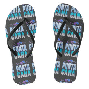 Punta Cana Summer Vacking Matching T-Shirt Teenslippers