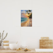 Punta Cana Travel Art Poster (Keuken)