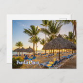 Punta Cana Tropical Beach Resort Sunrise Uitzicht Briefkaart (Voorkant / Achterkant)