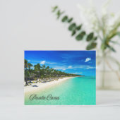Punta Cana Tropical Sandy Beach Resort Uitzicht Briefkaart (Staand voorkant)