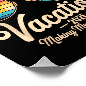 Punta Cana Vacation 2026 Making Memories Summer Be Poster (Hoek)