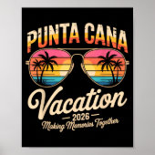 Punta Cana Vacation 2026 Making Memories Summer Be Poster (Voorkant)
