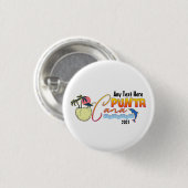 Punta Cana Vacation Beach Family Matching Custom Ronde Button 3,2 Cm (Voorkant /achterkant)