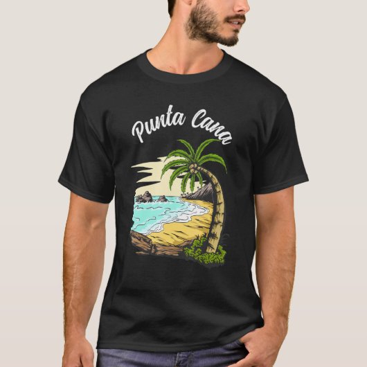 Punta Cana vacation, Punta Cana souvenirs Dominica T-shirt (Voorkant)