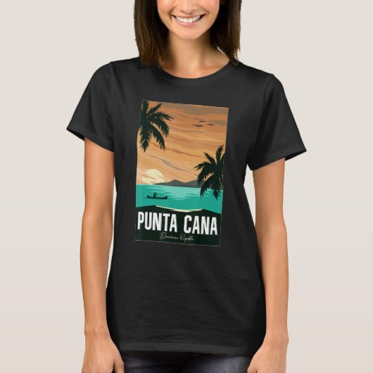 Punta Cana vacation, Punta Cana souvenirs Dominica T-shirt (Voorkant)