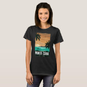 Punta Cana vacation, Punta Cana souvenirs Dominica T-shirt (Voorkant volledig)