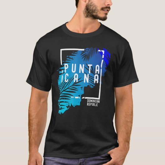 Punta Cana Vacation Punta Cana Souvenirs Dominican T-shirt (Voorkant)