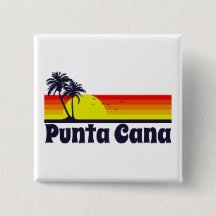 Punta Cana Vierkante Button 5,1 Cm
