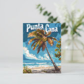 Punta Cana Vintage Briefkaart (Staand voorkant)