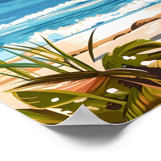 Punta Cana Vintage Poster (Hoek)