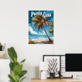 Punta Cana Vintage Poster (Thuiskantoor)