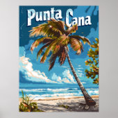 Punta Cana Vintage Poster (Voorkant)