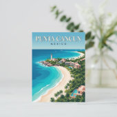 Punta Cancun Mexico Briefkaart (Staand voorkant)
