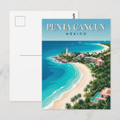 Punta Cancun Mexico Briefkaart (Voorkant / Achterkant)