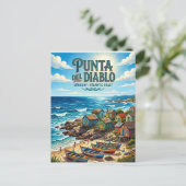 Punta del Diablo Briefkaart (Staand voorkant)