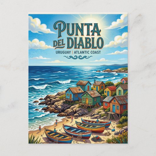 Punta del Diablo Briefkaart (Voorkant)
