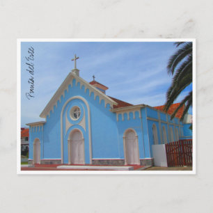 punta del este blue kerk briefkaart