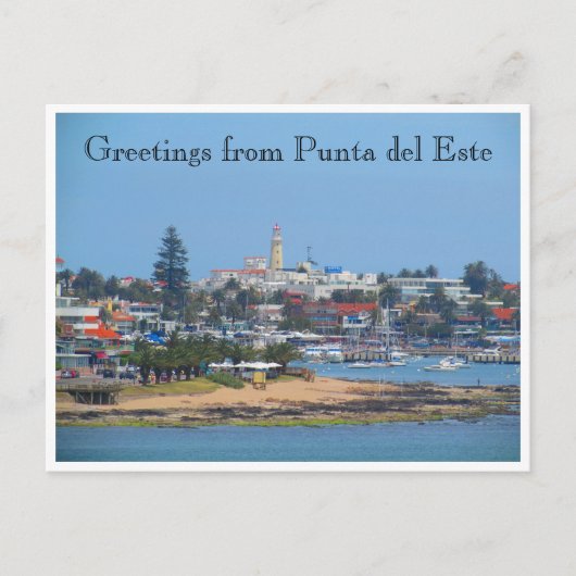 punta del este greetings briefkaart (Voorkant)
