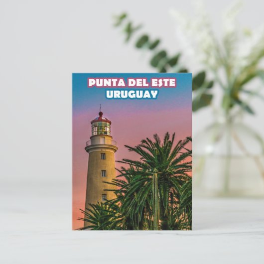Punta del Este Poster Print Briefkaart (Staand voorkant)