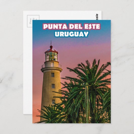 Punta del Este Poster Print Briefkaart (Voorkant / Achterkant)