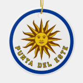 Punta del Este, Uruguay Keramisch Ornament (Voorkant)